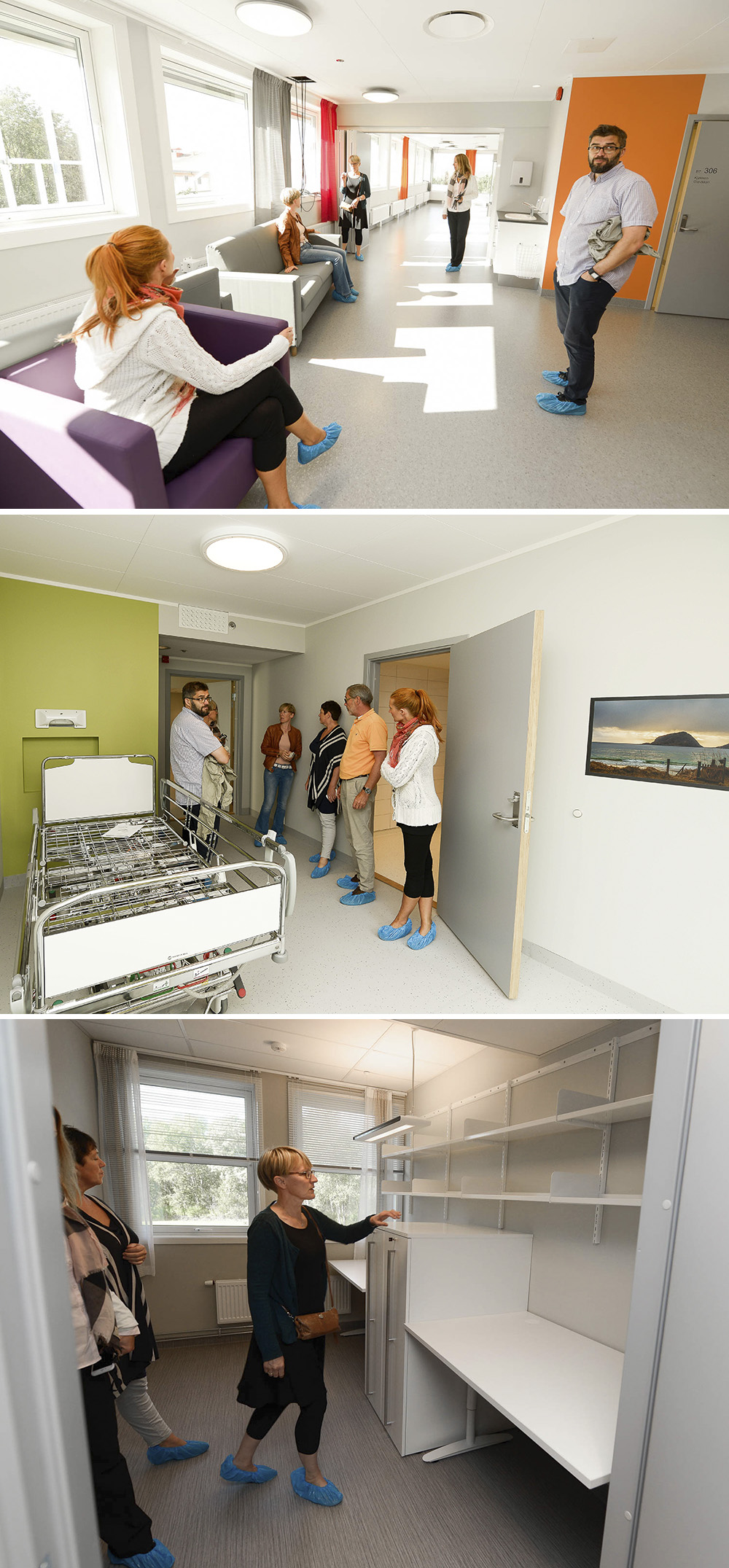 En gruppe mennesker i et rom