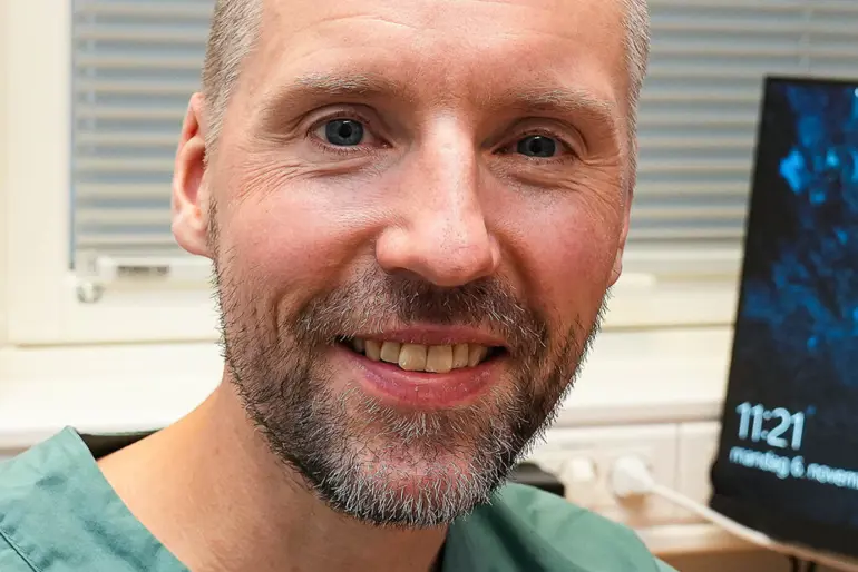 Portrett av overlege Thor Allan Stenberg