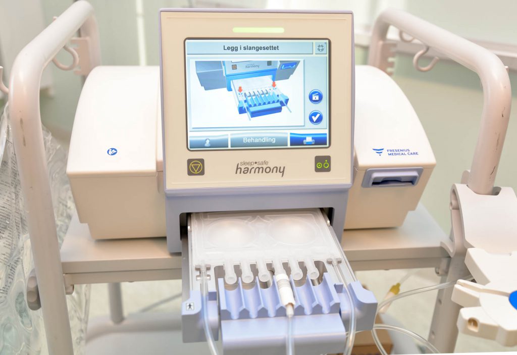 En maskin med skjerm