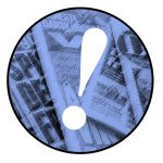 En blå og hvit kule