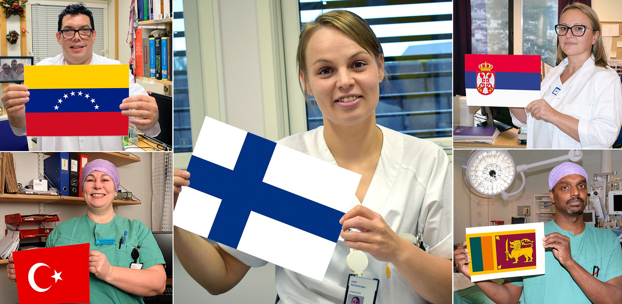 En person som holder et skilt