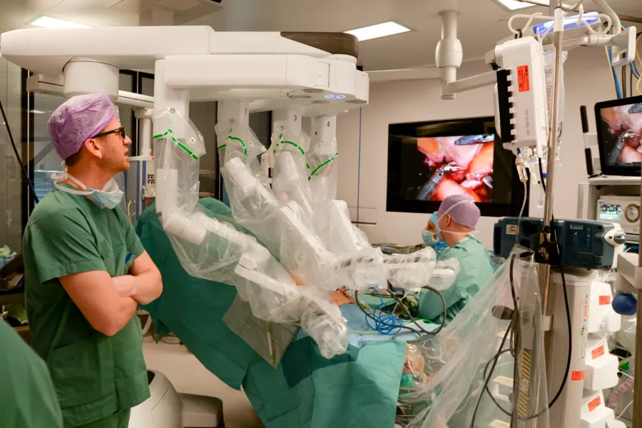 En person i sykehuskjole