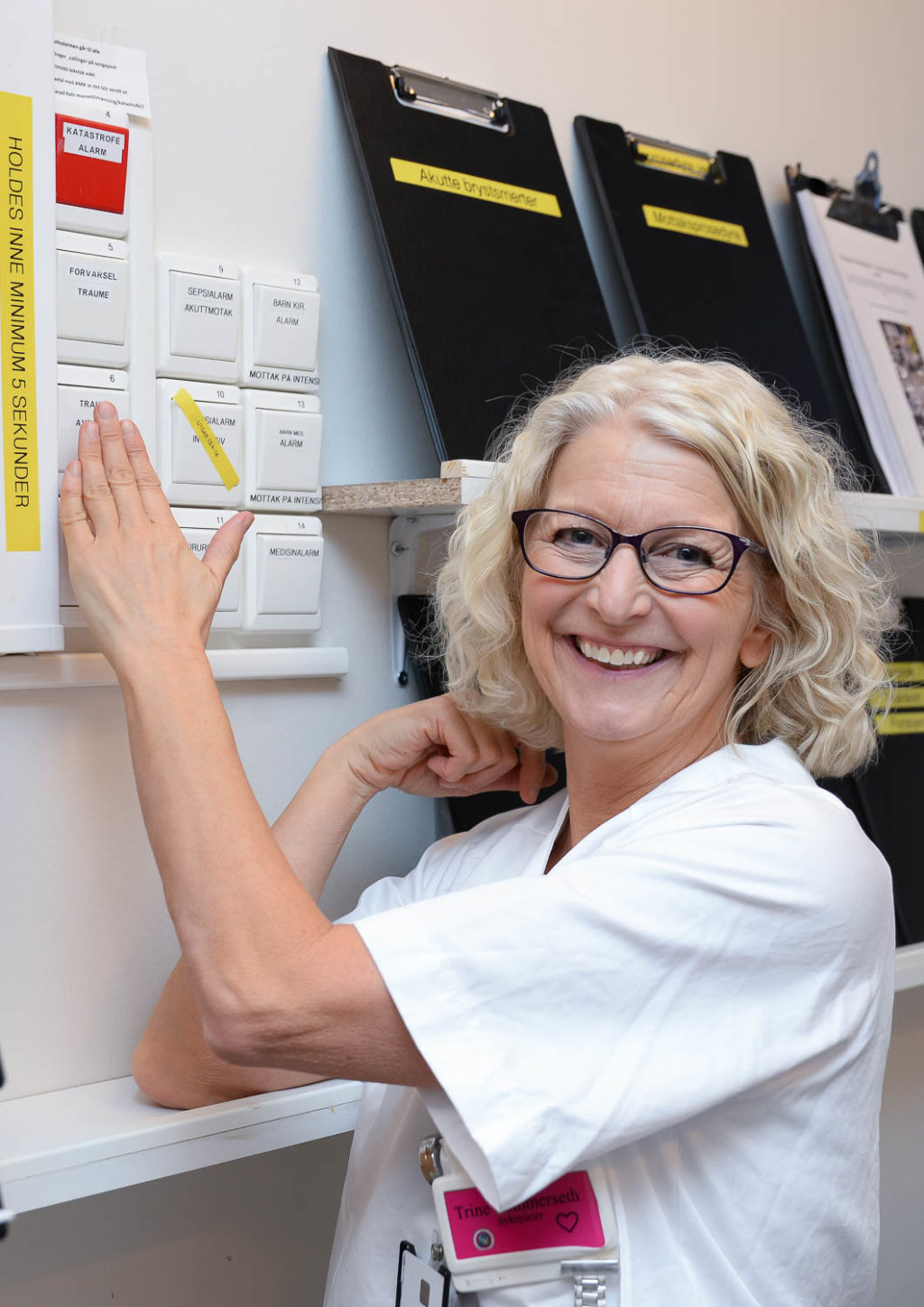 En person i hvit frakk