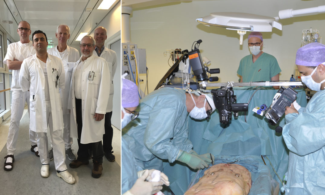 En gruppe mennesker i et rom