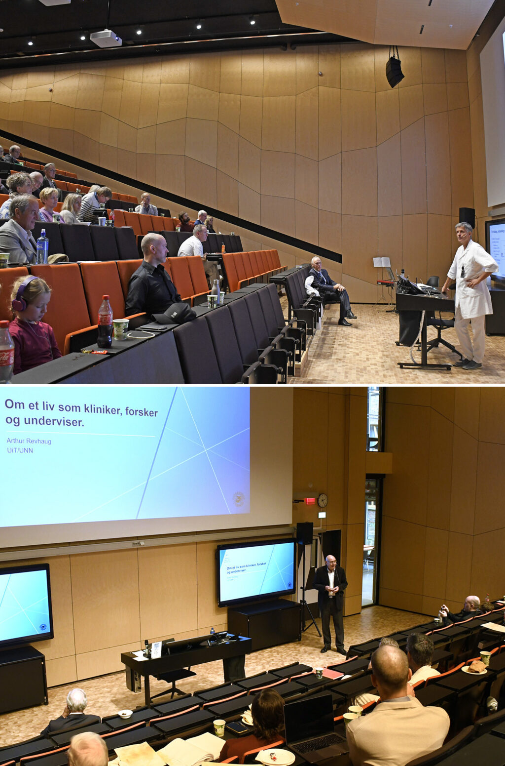 En gruppe mennesker i et rom