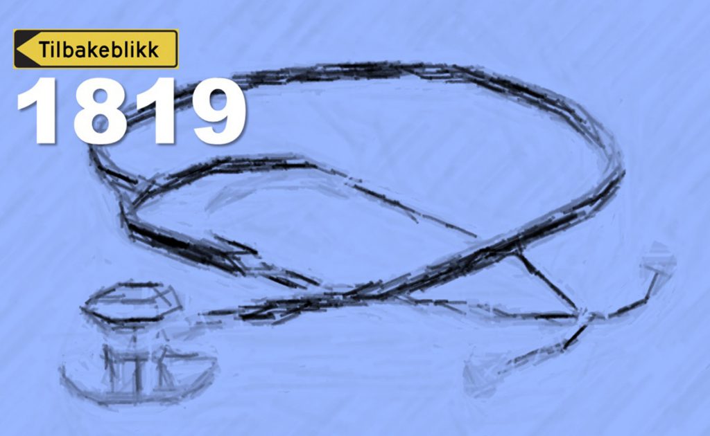 En tegning av en bil