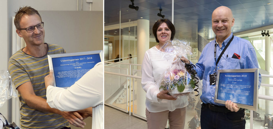 Noen få holder en plakett