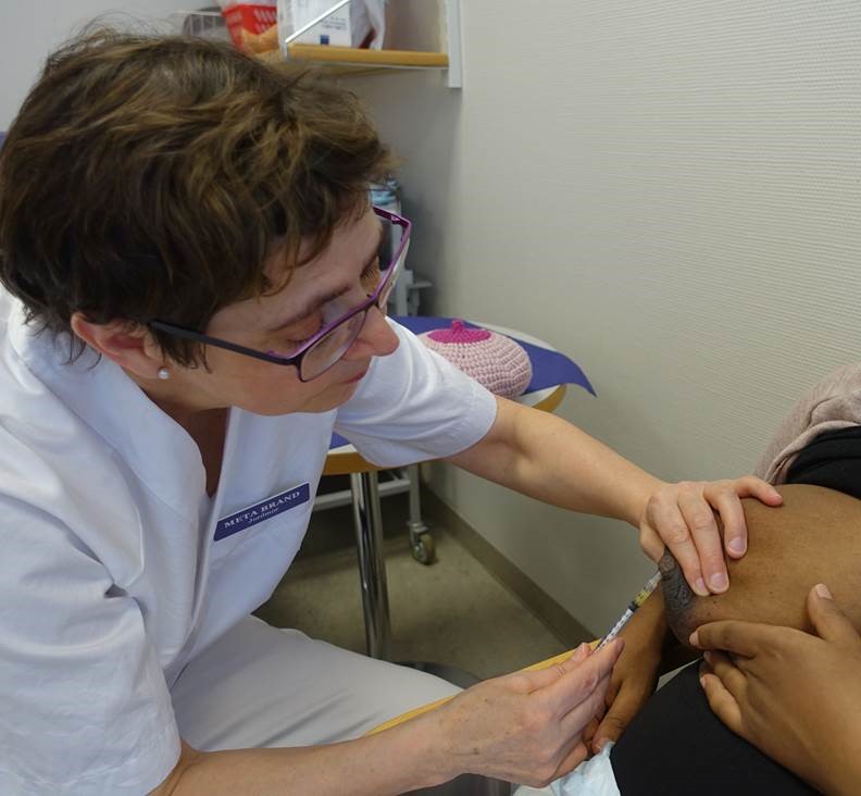 Jordmor Meta Brand er den som skal ha æren for at prosjektet med diabetesmødre er kommet i gang ved UNN. (Foto: Maren Johnsen, fødeavdelingen ved UNN)