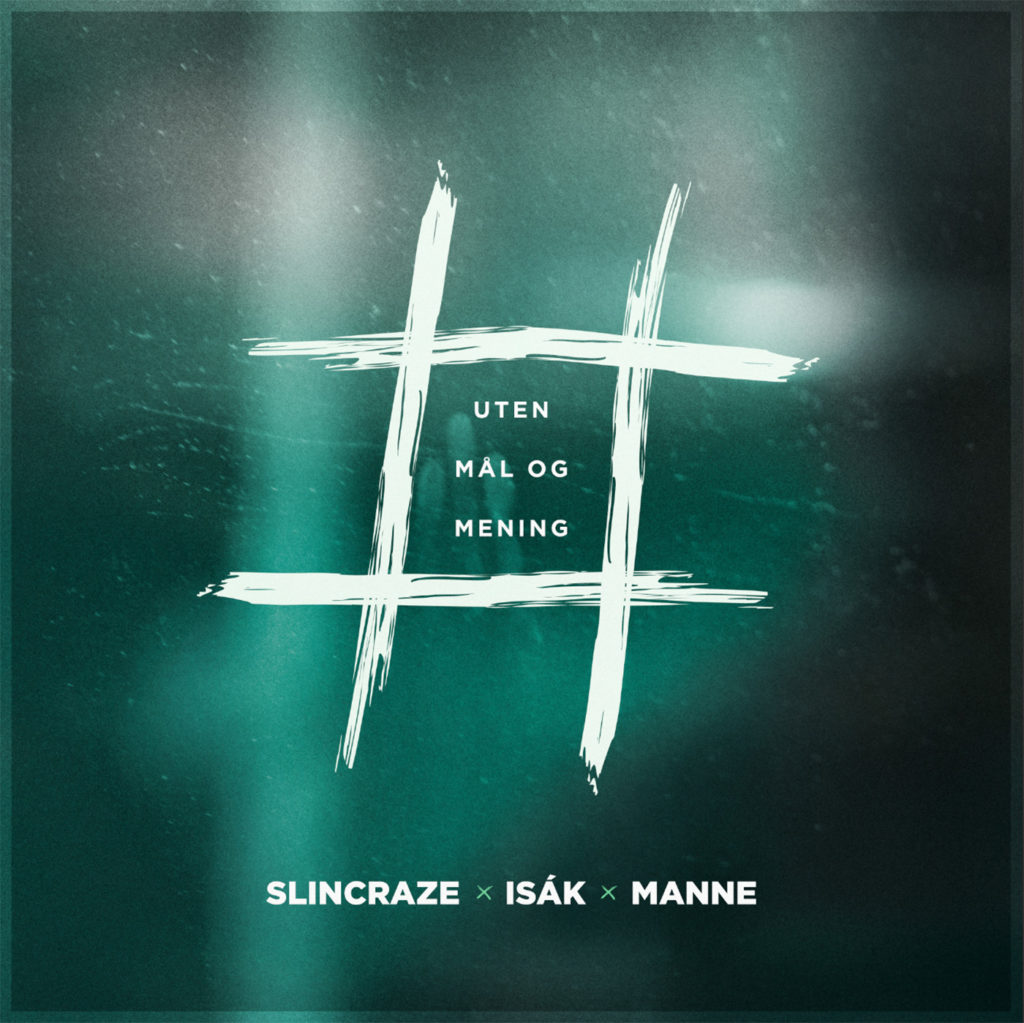 En hvit stjerne med svart tekst