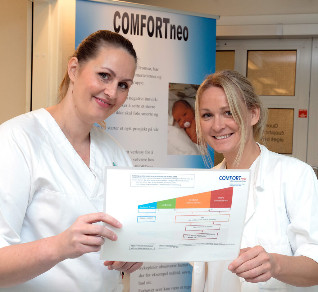 Et par kvinner med sertifikat