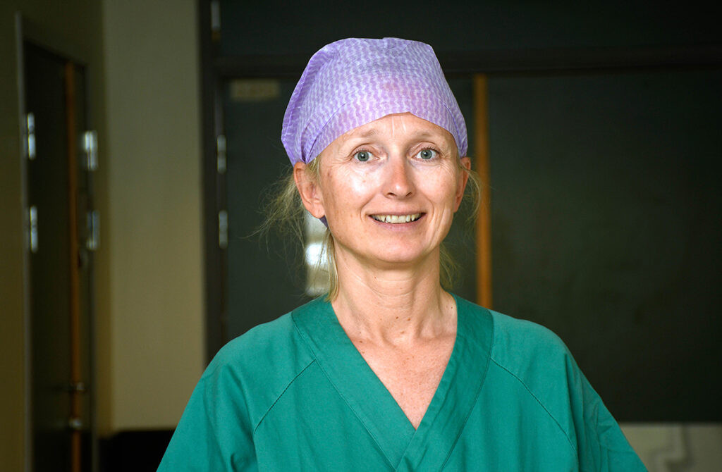 Portrett av sykepleier Linda D. Elvevoll