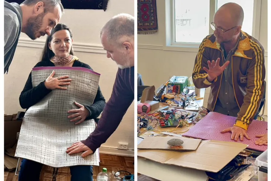 Mennesker som skal lage kunst