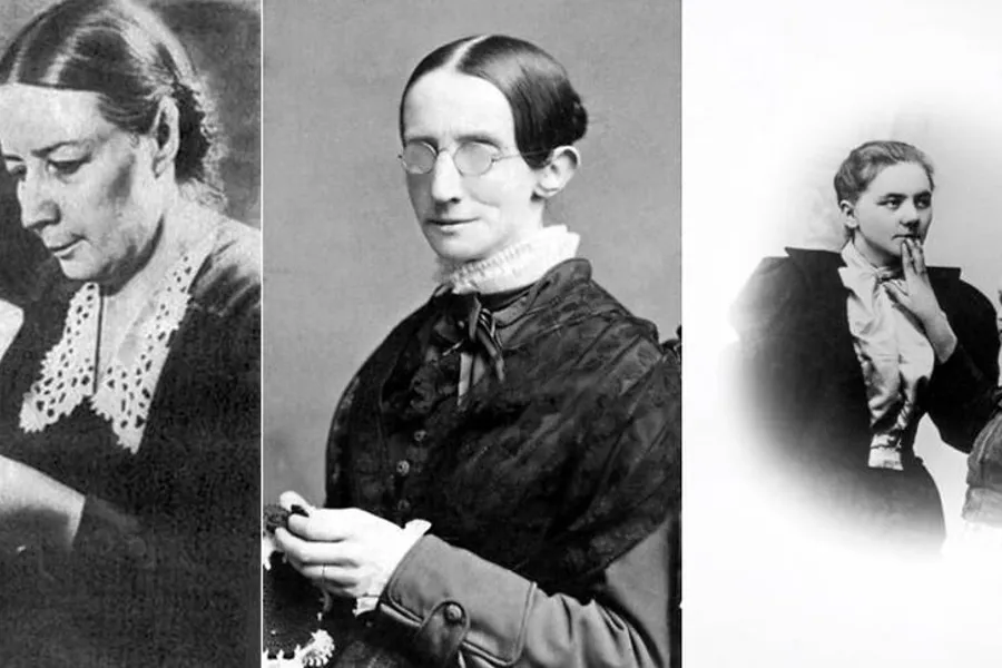 Bildekollage som viser fire kvinner