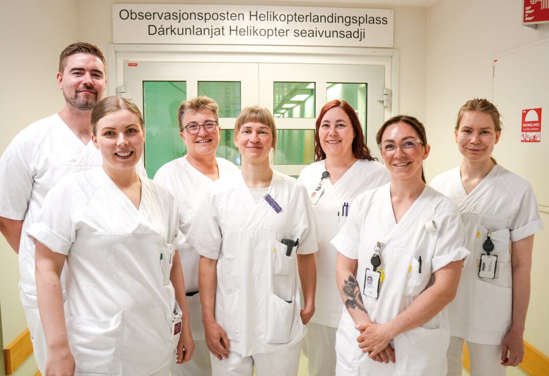 Blodprøvetaking på obsposten gruppebilde 10.06.25