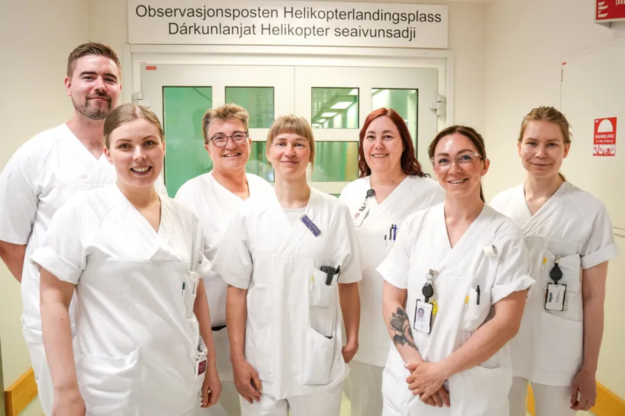 Blodprøvetaking på obsposten gruppebilde 10.06.25