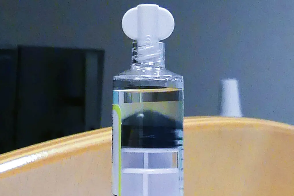 Dummysprøyte for mikrokuler