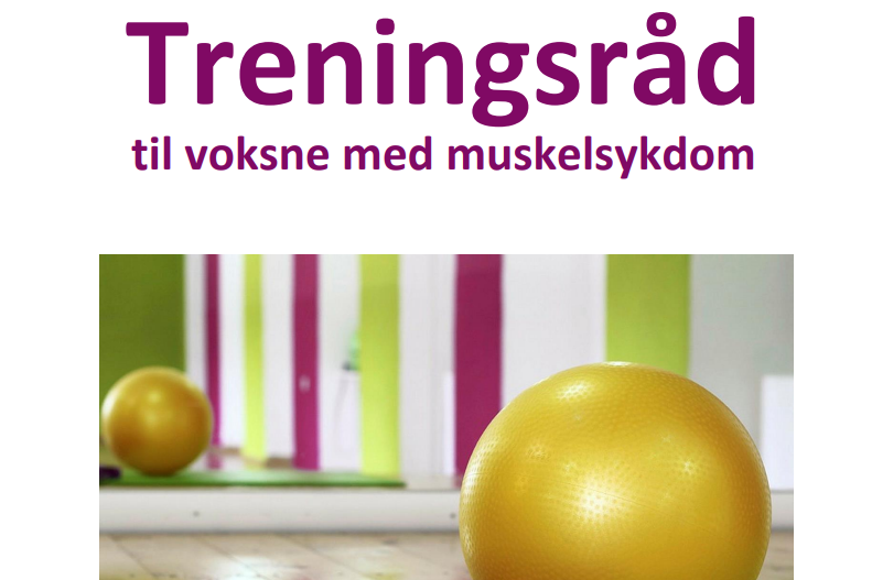 Forsiden av informasjonsbrosjyren om treningsråd