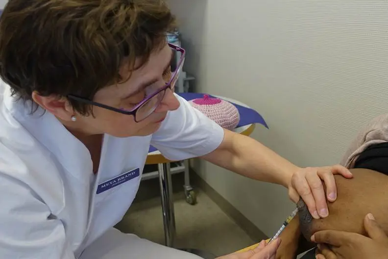 Jordmor Meta Brand er den som skal ha æren for at prosjektet med diabetesmødre er kommet i gang ved UNN. (Foto: Maren Johnsen, fødeavdelingen ved UNN)