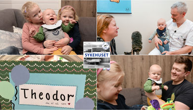 En gruppe mennesker som sitter i en sofa