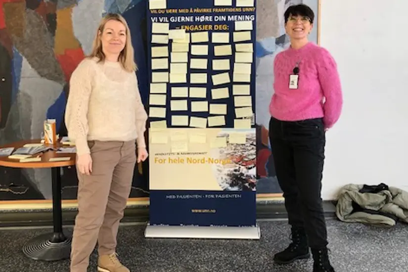 Fra venstre psykologspesialist Kristin Johannessen og Tove Mack