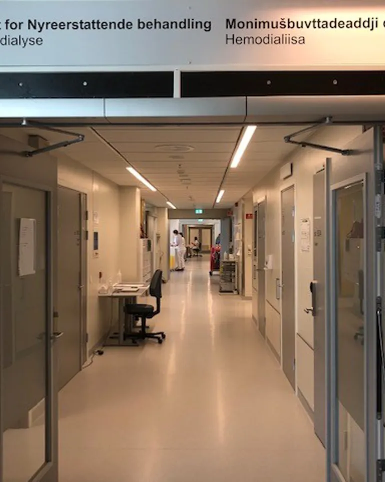 Enhet for Hemodialyse: 9 Etg, Fløy B2