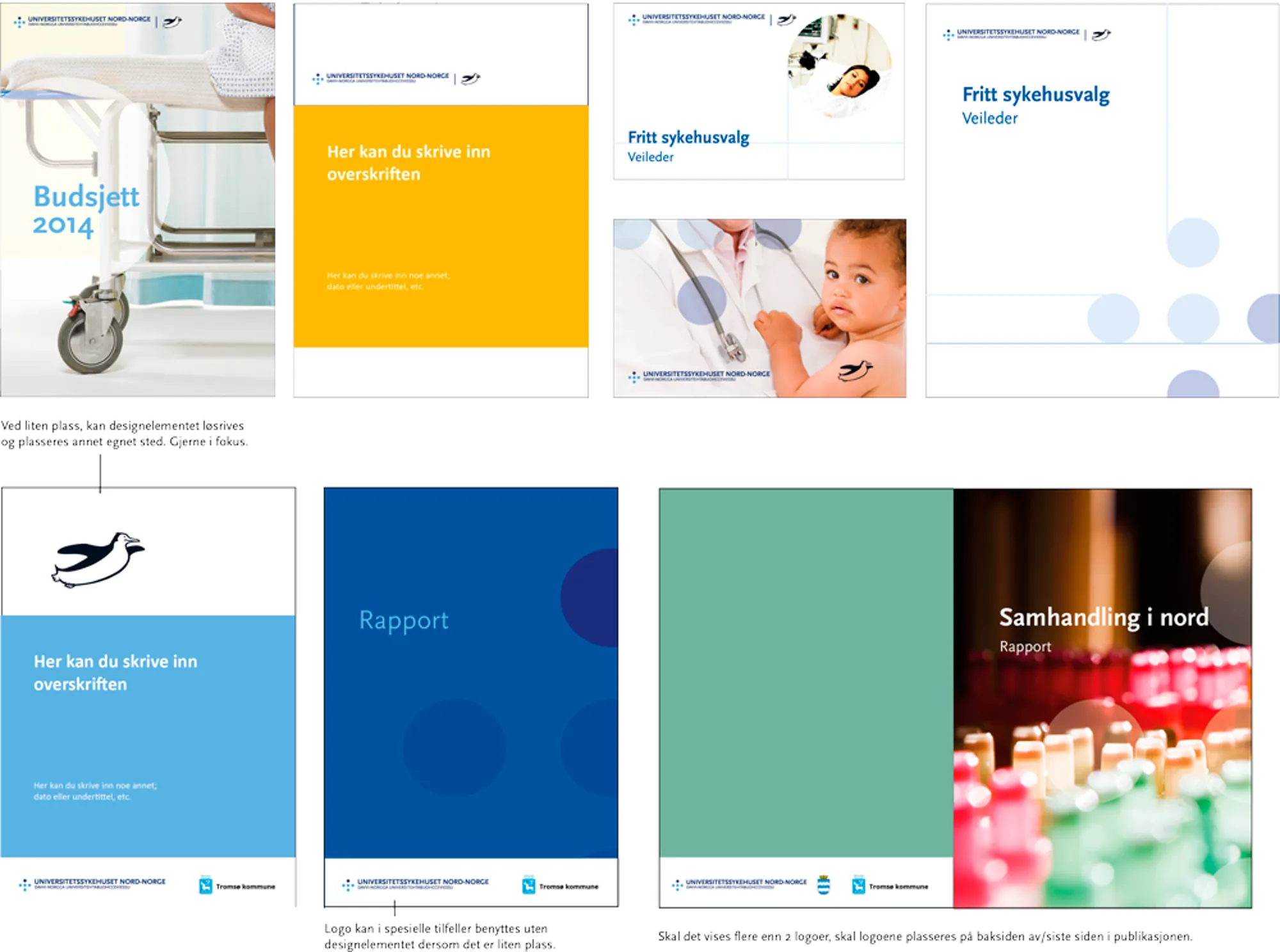 Eksempler på rapport design