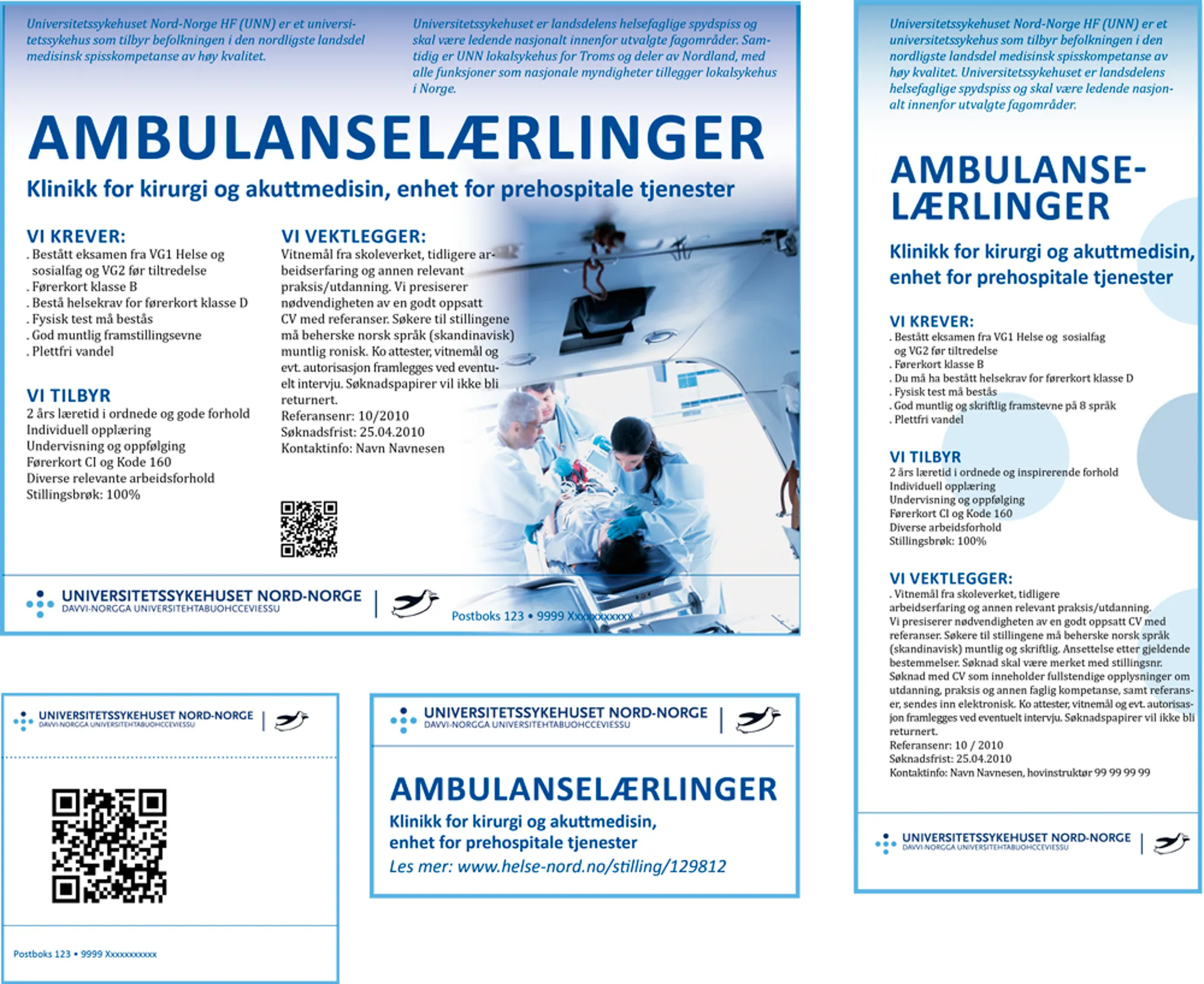 Eksempler på stillingsannser