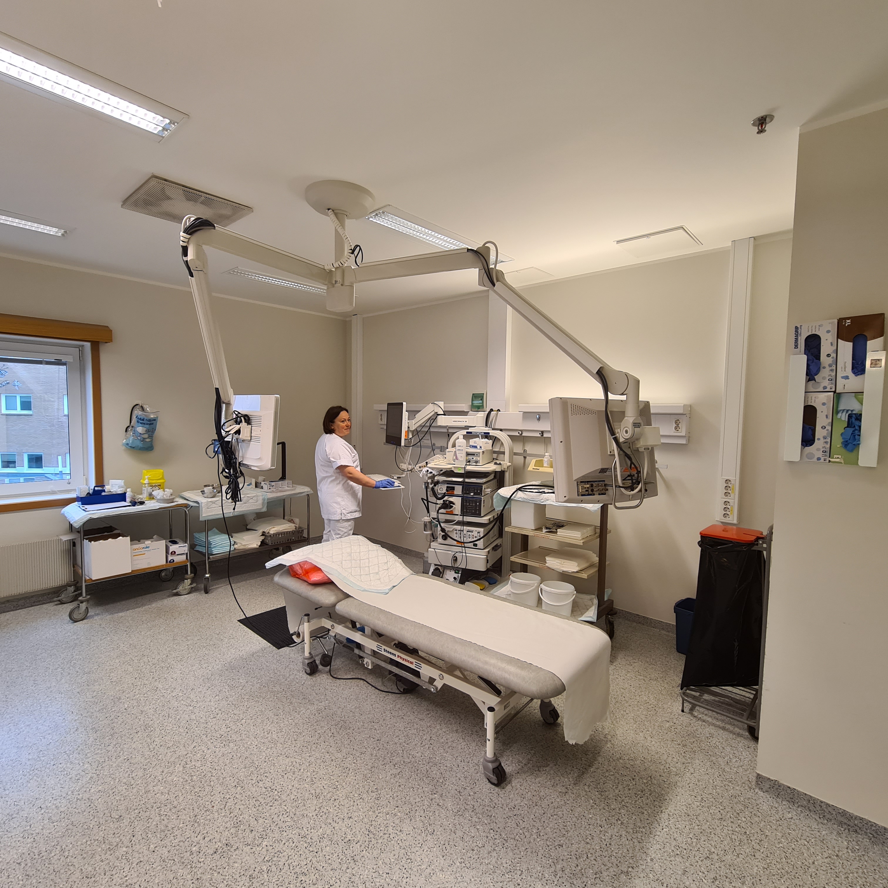 Undersøkelsesrom for endoskopi: