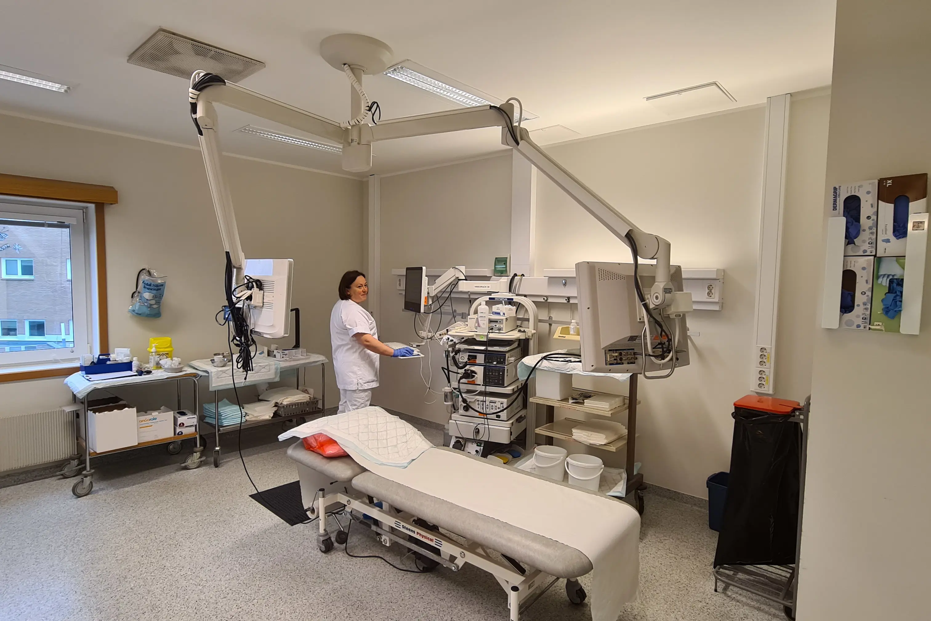 Undersøkelsesrom for endoskopi: