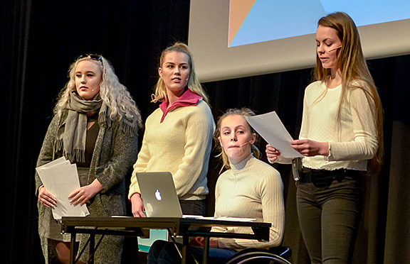 Ungdomsrådet engasjerte med egne erfaringer