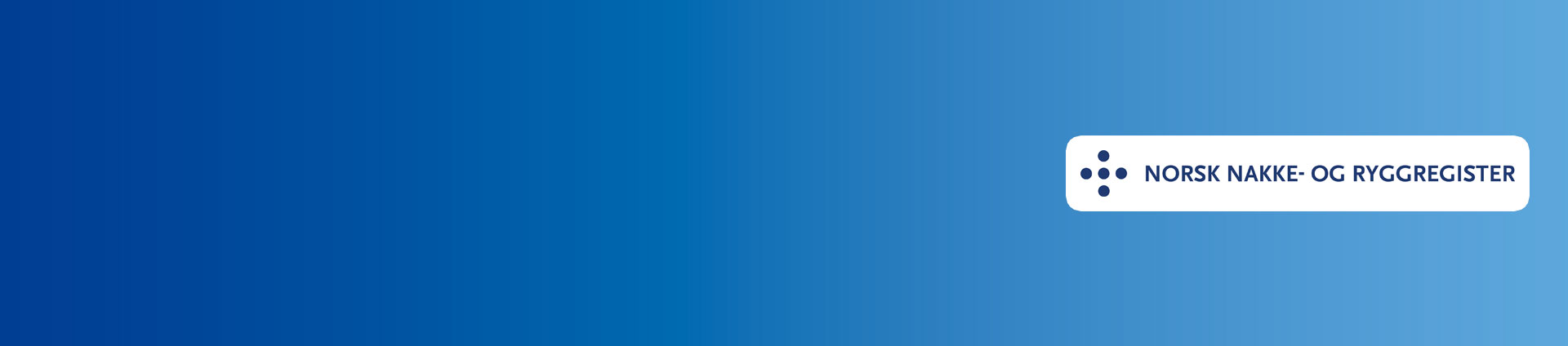 Logo Norsk nakke- og ryggregister