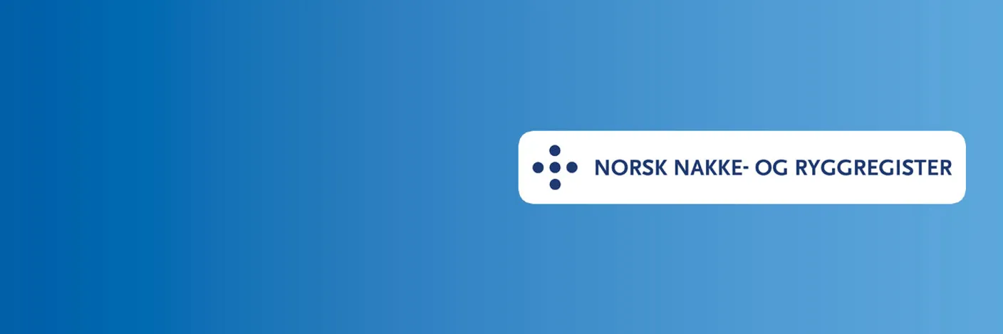 Logo Norsk nakke- og ryggregister