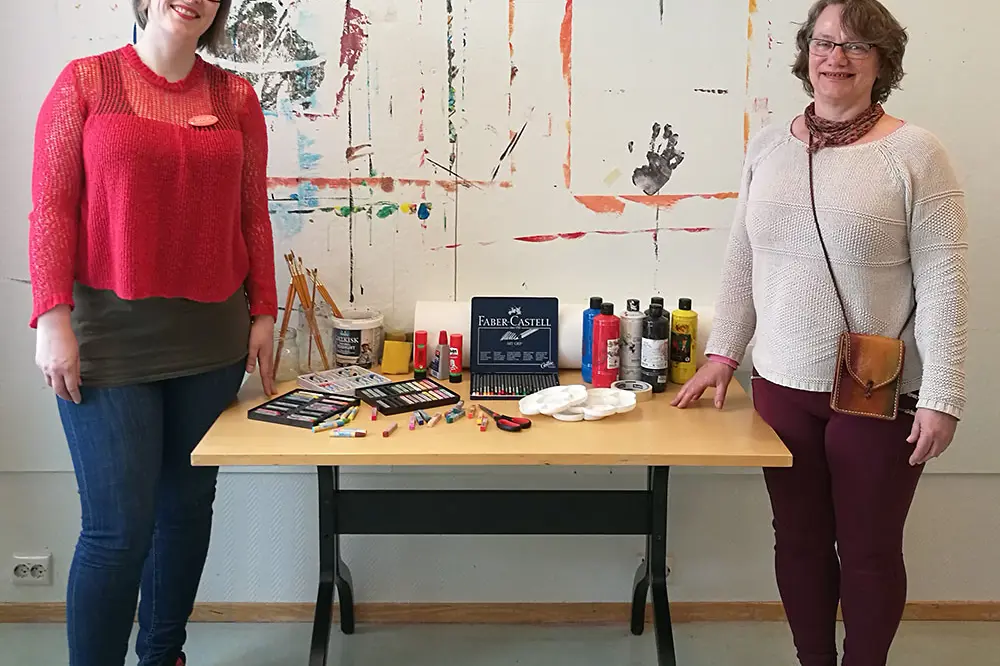 Eivor Meisler (til venstre) og Dora Schmidt Stendal