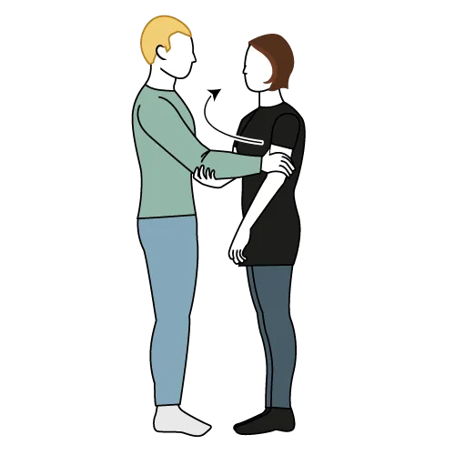 To personer iført klær