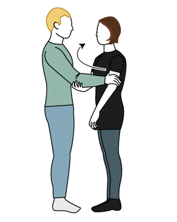 To personer iført klær