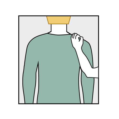 En hånd som holder en lyspære