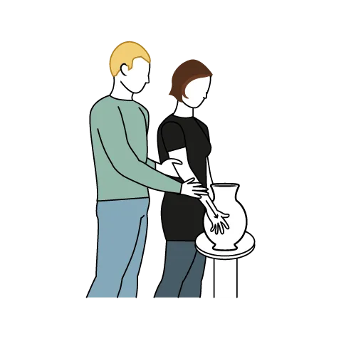 En person i et plagg