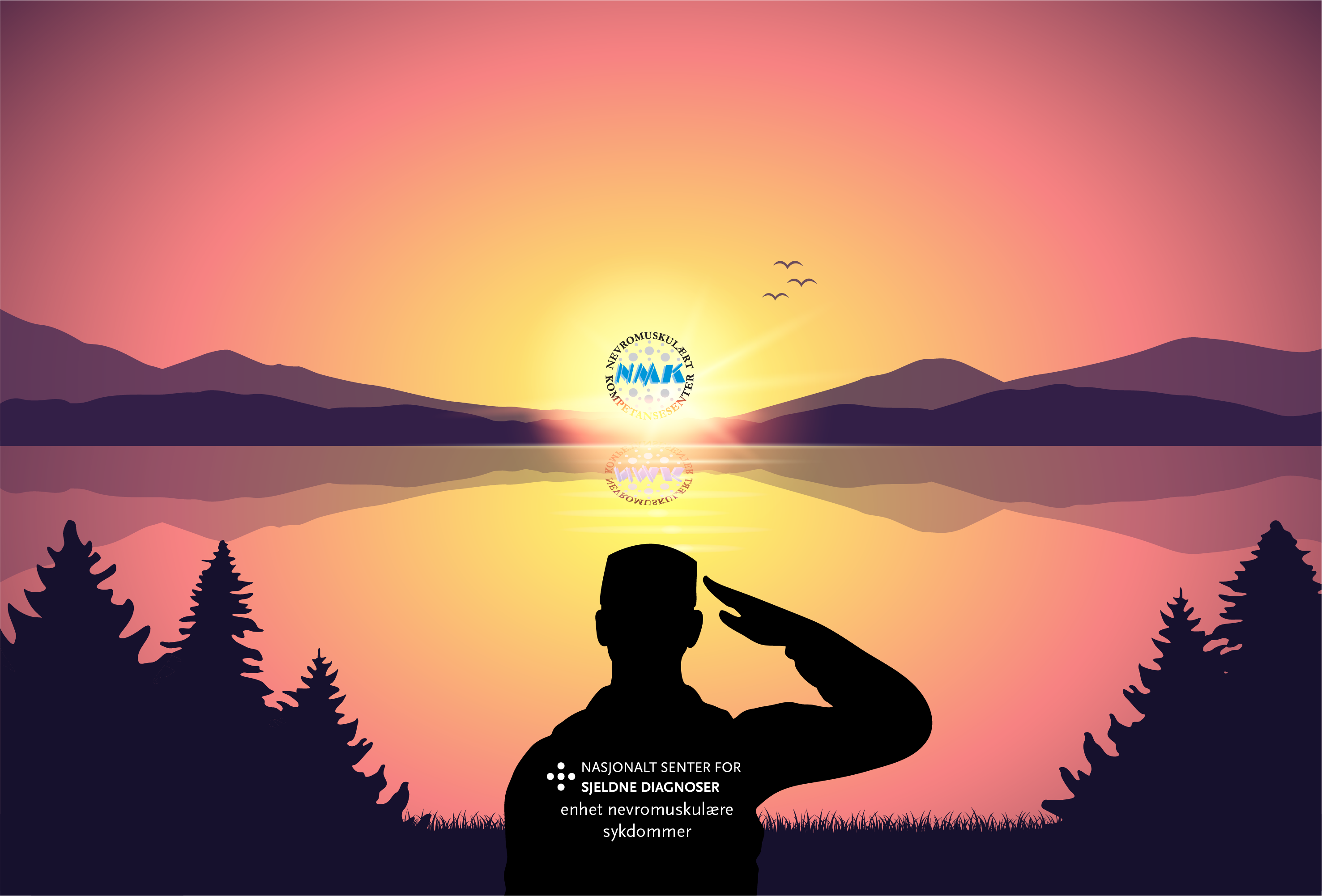 En person som peker på en solnedgang